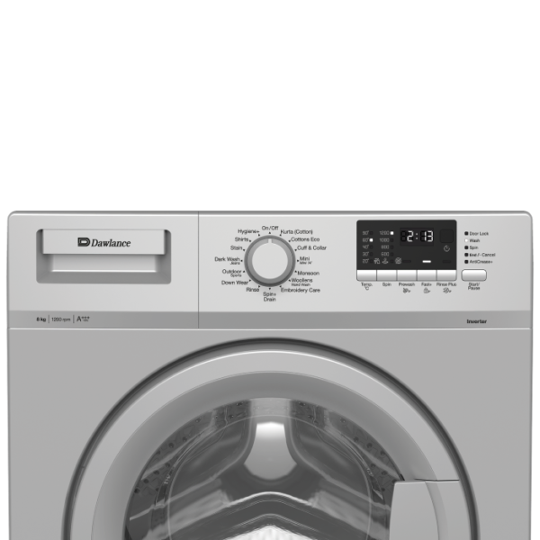 Dawlance DWF-8120 GR Inverter Fully Automatic Washing Machine (8 kg) - Image 2