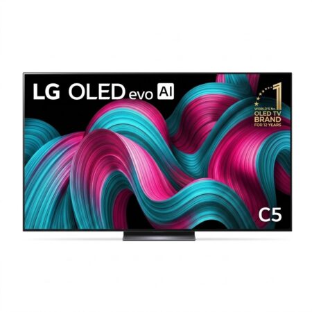 LG 77 Inch OLED evo C5 4K Smart TV 2025 model front view