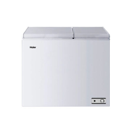 Haier Double Door Deep Freezer 320 Liter HDF-320 White Exterior View